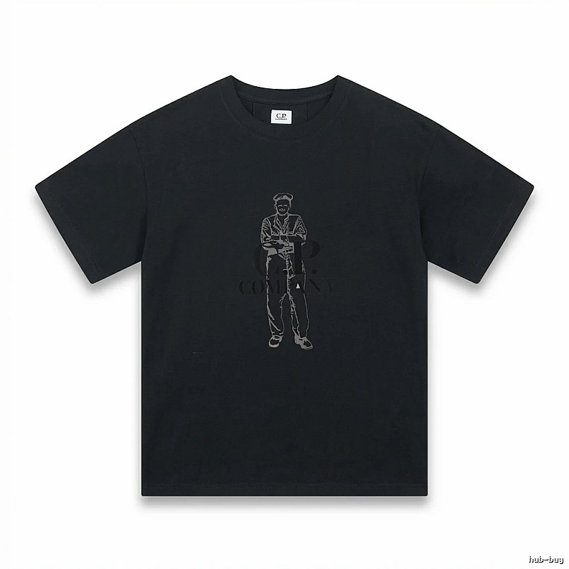 C.P. retro style black T-shirt