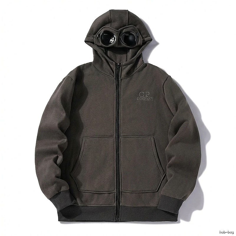 C.P. workwear style dark gray hoodie