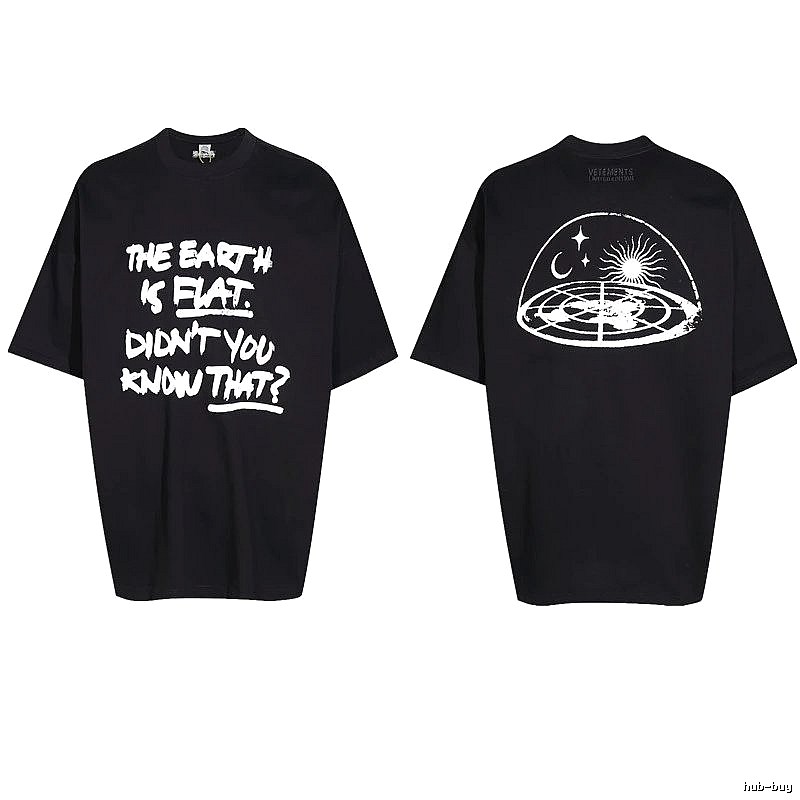 Daily Statement graphic T-shirt Black Colorful Lucky with Visual Detail