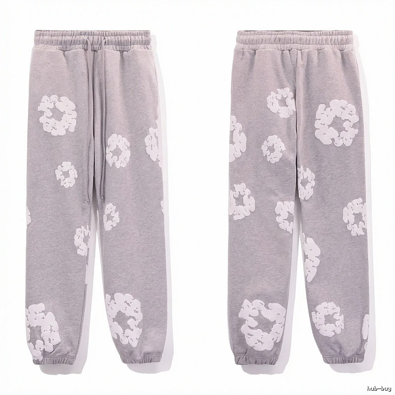 DENIM TEARS Printed Casual Grey Pants