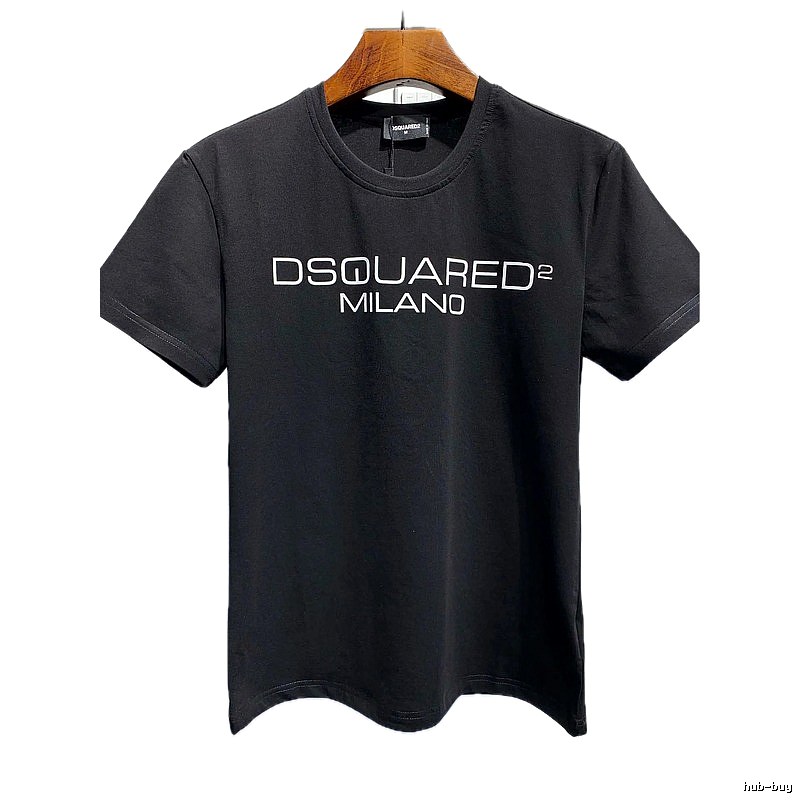 DSQUARED2 Milan Minimalist Style Black T-Shirt