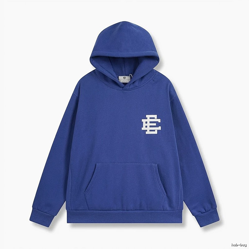 Eric Emanuel simple style blue hoodie
