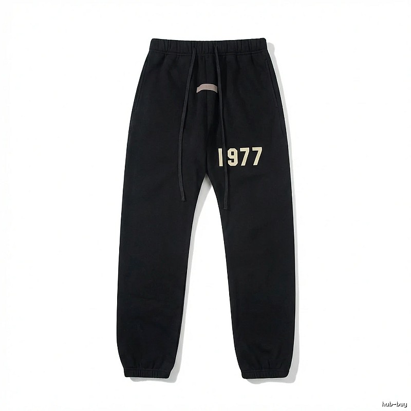 ESSENTIALS 1977 Wind Black Sweatpants