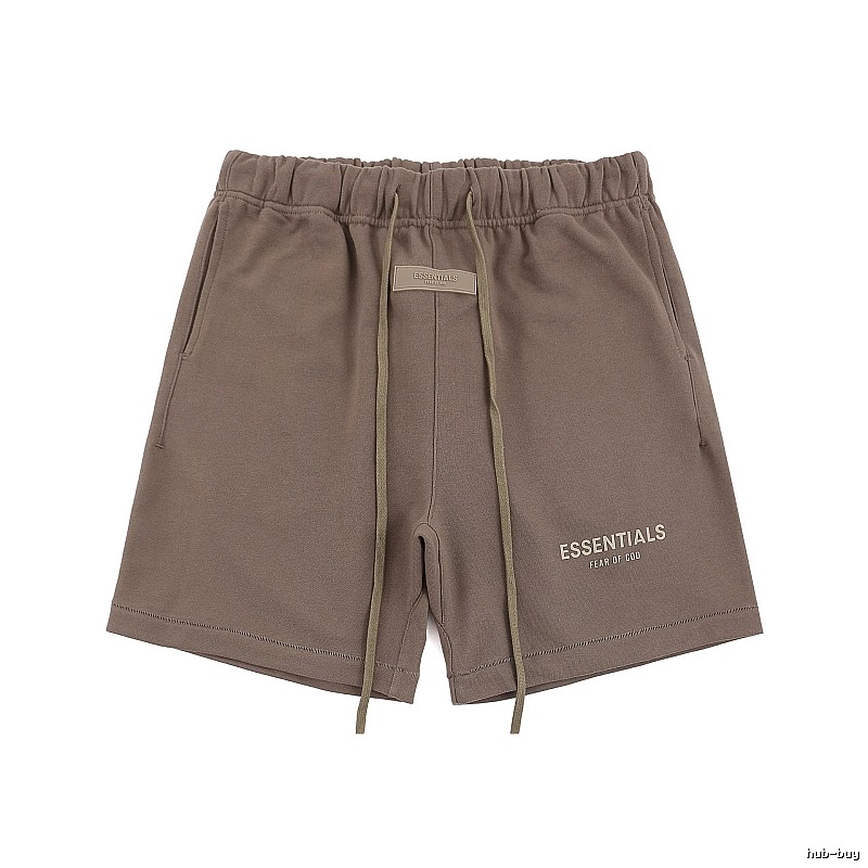 ESSENTIALS Basic Khaki Shorts
