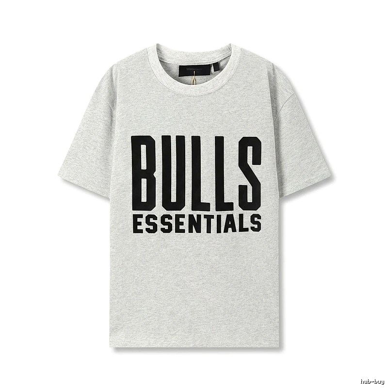 ESSENTIALS Bulls Style Grey T-shirt