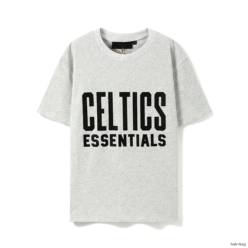 ESSENTIALS Gray and Black T-shirt of the Trendy Brand