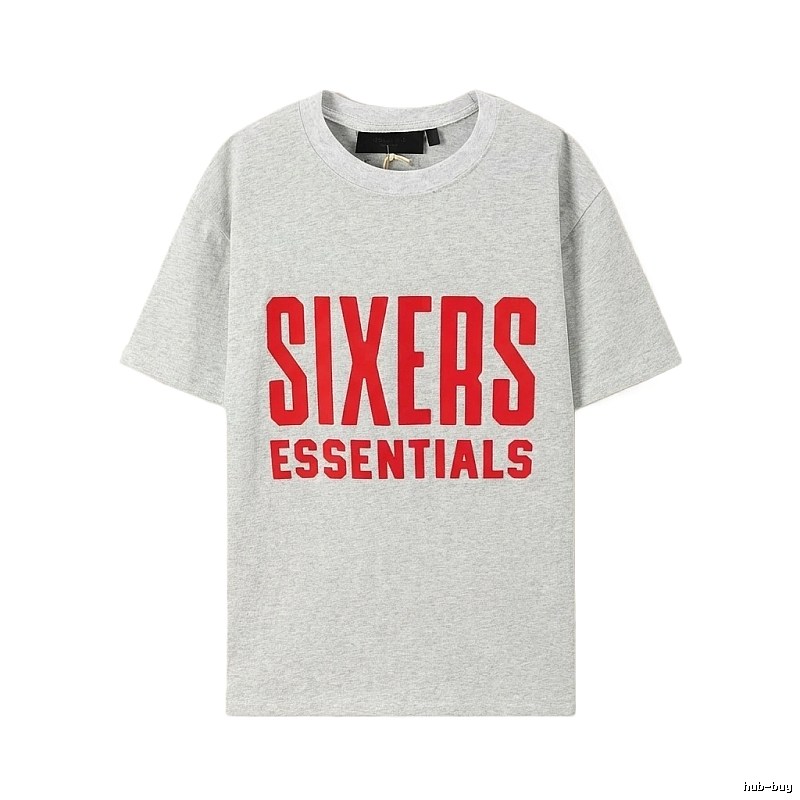 ESSENTIALS Grey Minimalist Style T-shirt