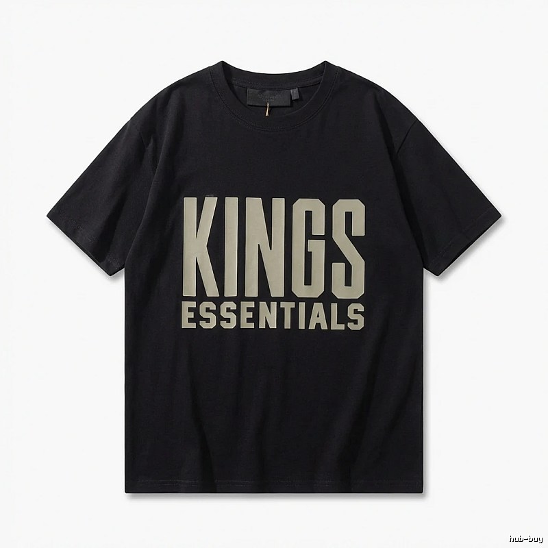 ESSENTIALS KINGS Style Black T - Shirt