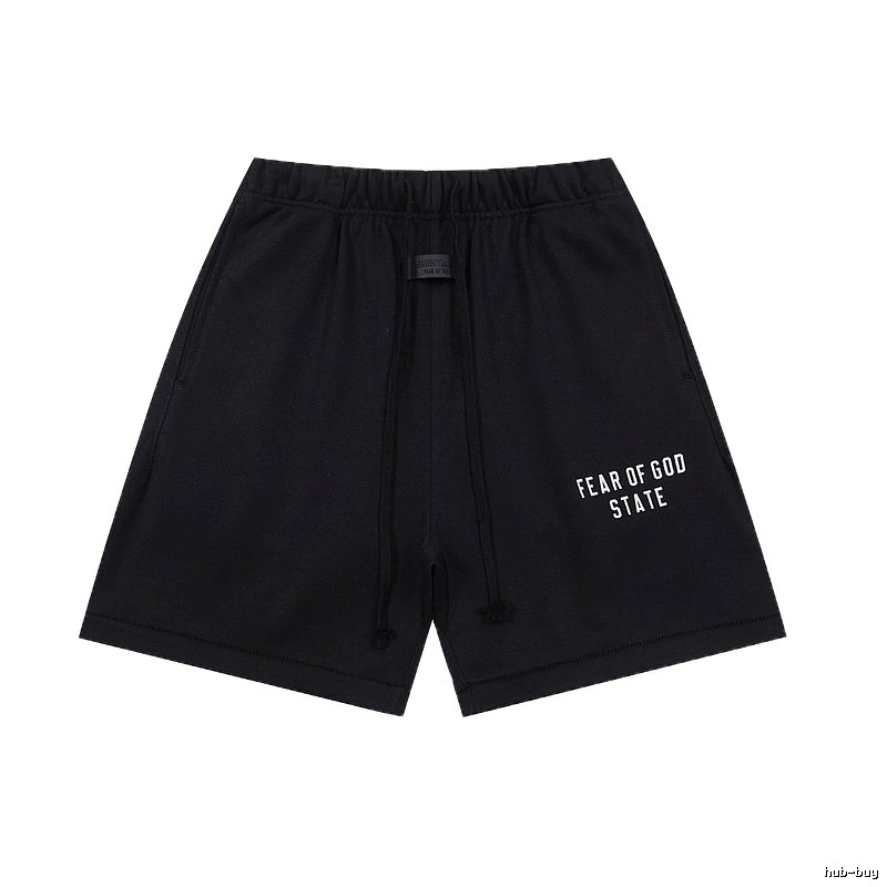 ESSENTIALS minimalist style black shorts