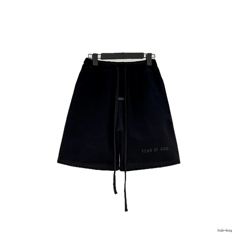 ESSENTIALS minimalist style black shorts