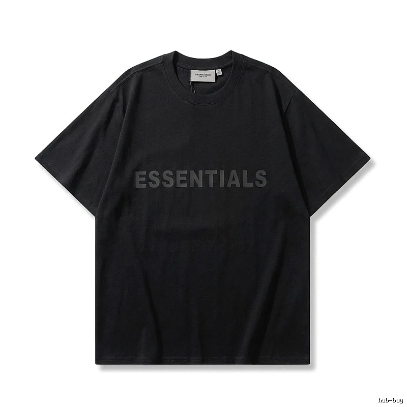 ESSENTIALS minimalist style black T-shirt