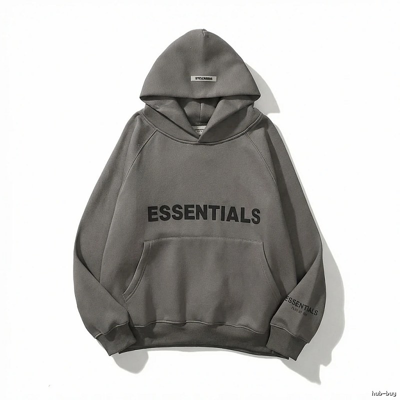 ESSENTIALS minimalist style grey sweatshirt
