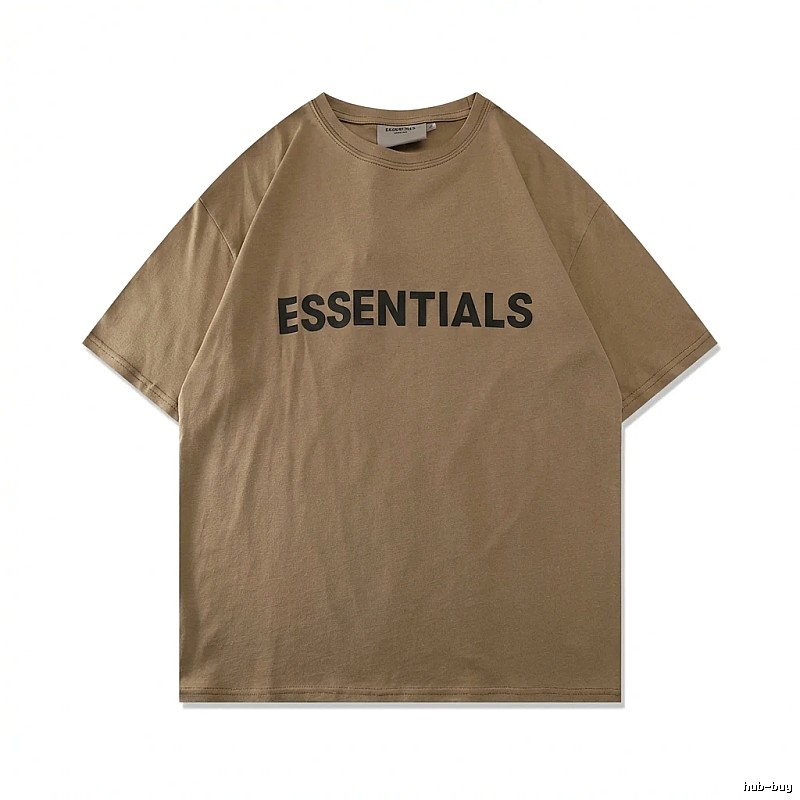 ESSENTIALS Minimalist Style Khaki T-shirt