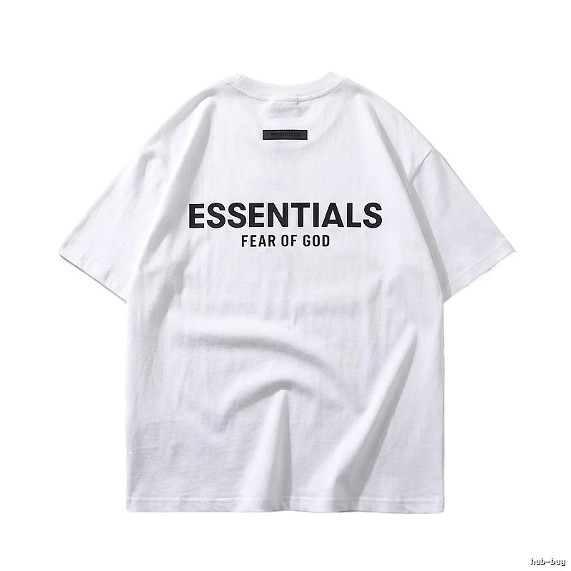 ESSENTIALS minimalist style white T-shirt