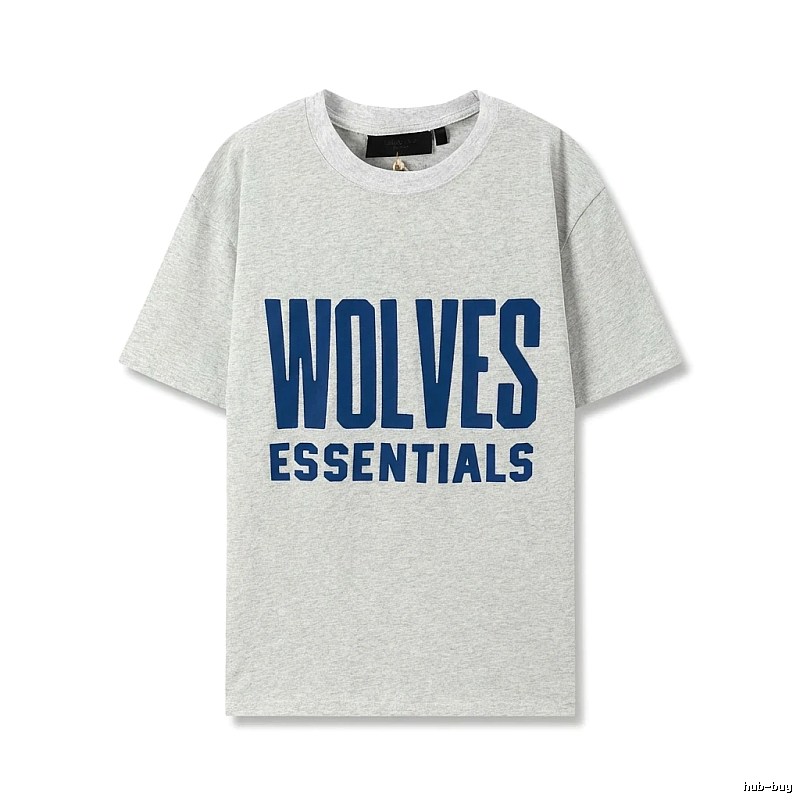 ESSENTIALS Simple Grey Short Sleeve