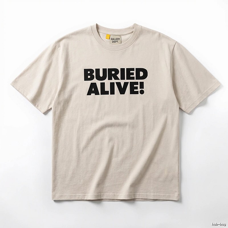 Gallery Dept. Alphabet Style Beige T-shirt