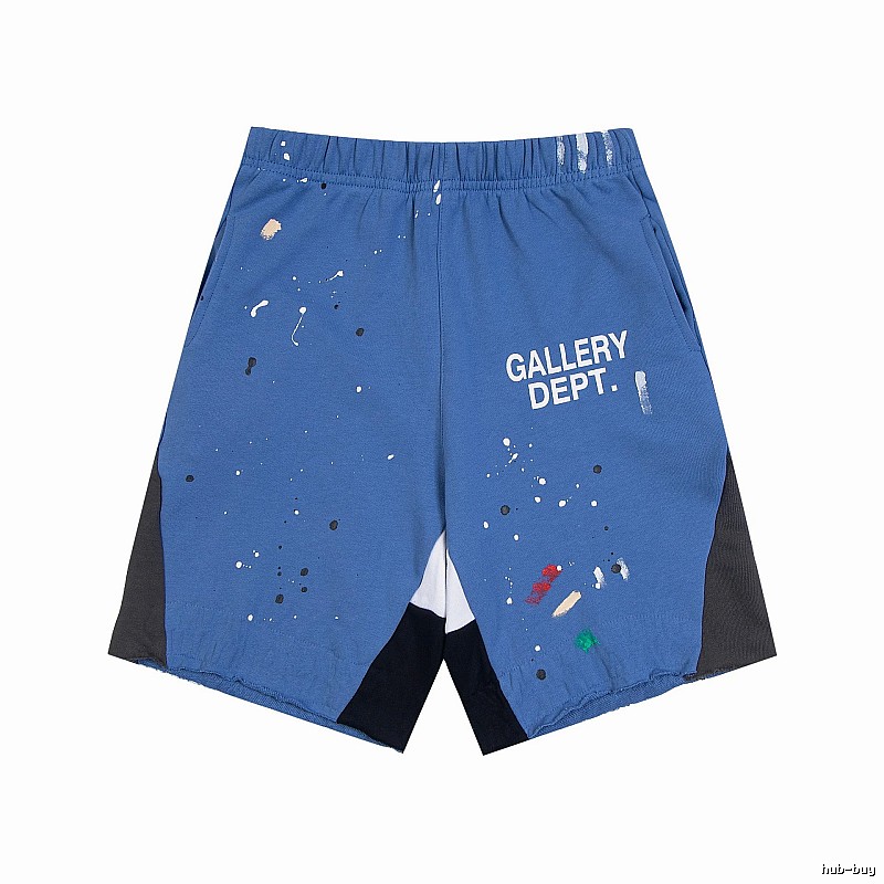 Gallery Dept. graffiti-style blue shorts
