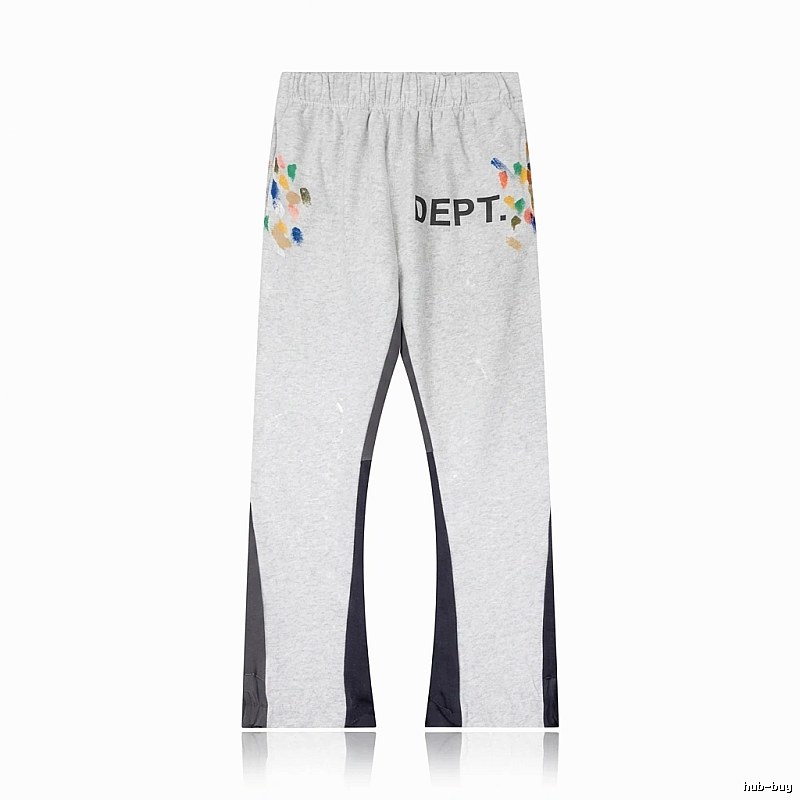 Gallery Dept Graffiti Style Grey Sweatpants