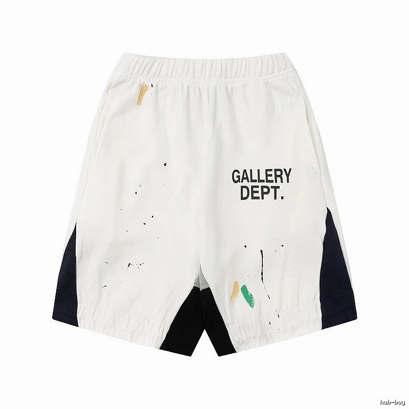Gallery Dept. Graffiti Style White Shorts