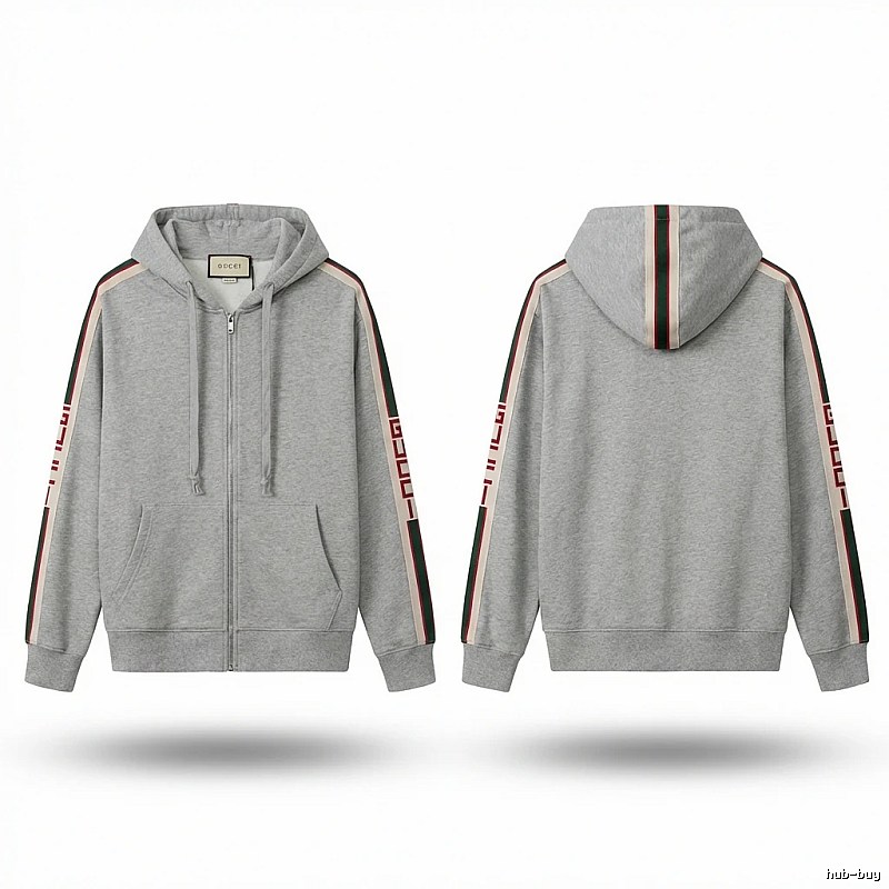 Gucci Stripe Grey Hoodie