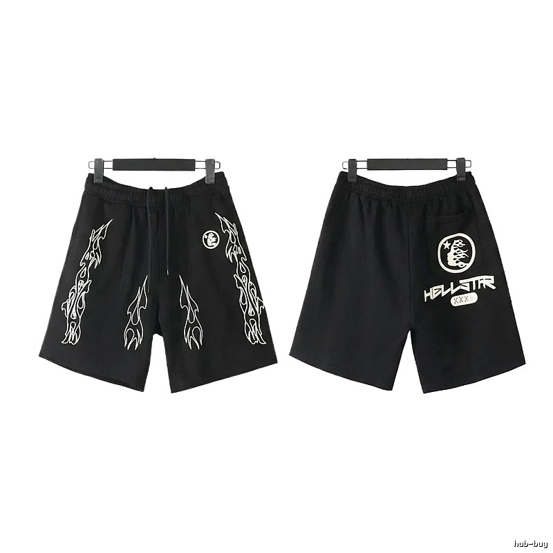 Hellstar dark style printed shorts