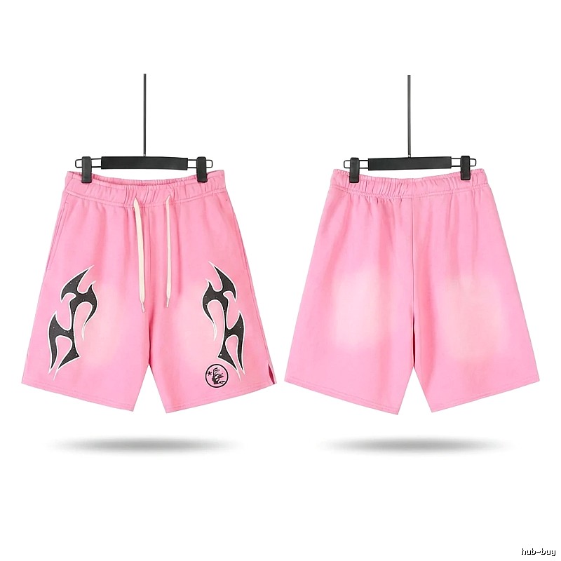 Hellstar Flame Wind Pink Shorts