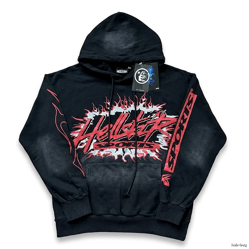 Hellstar sporty black hoodie