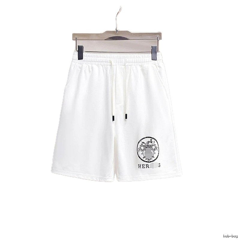 Hermès Printed Casual Style White Shorts