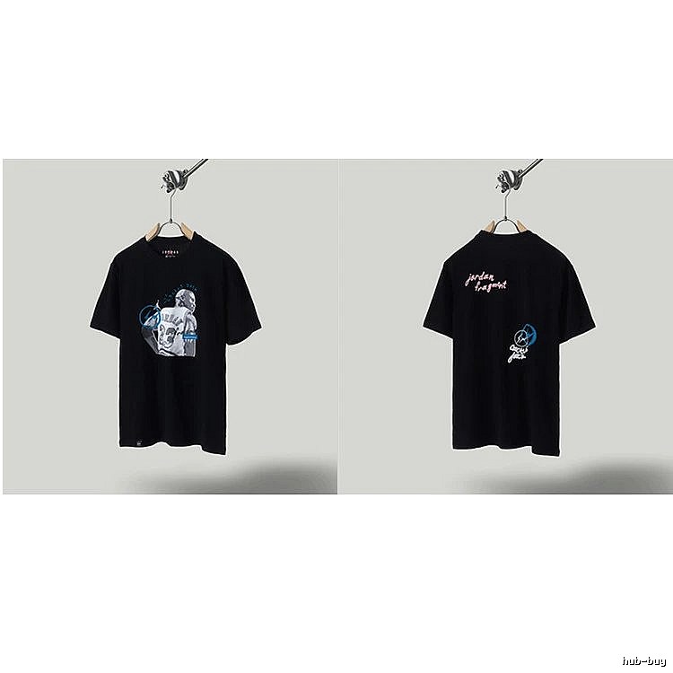 Jordan x TS Co-branded Street Style Black T-shirt