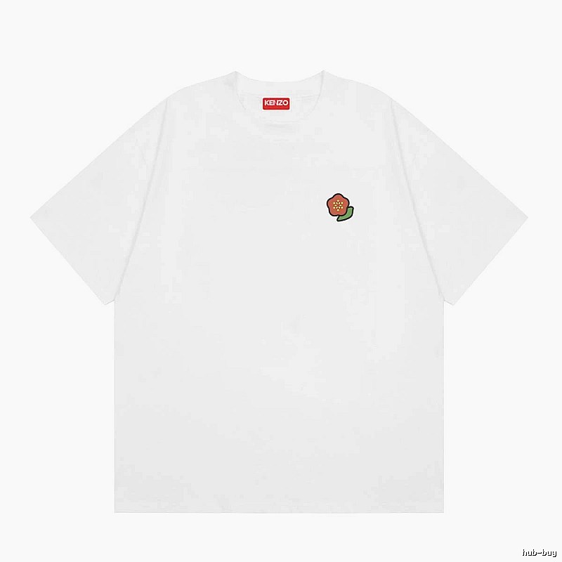 KENZO Crabapple Blossom Casual Style White Short Sleeve T-shirt