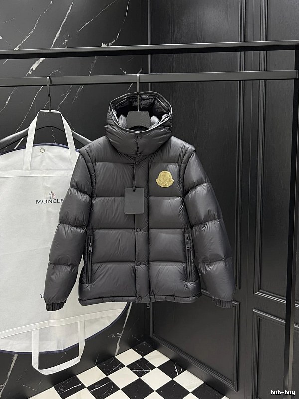 Kids Puffer Jacket in Gray by Moncler