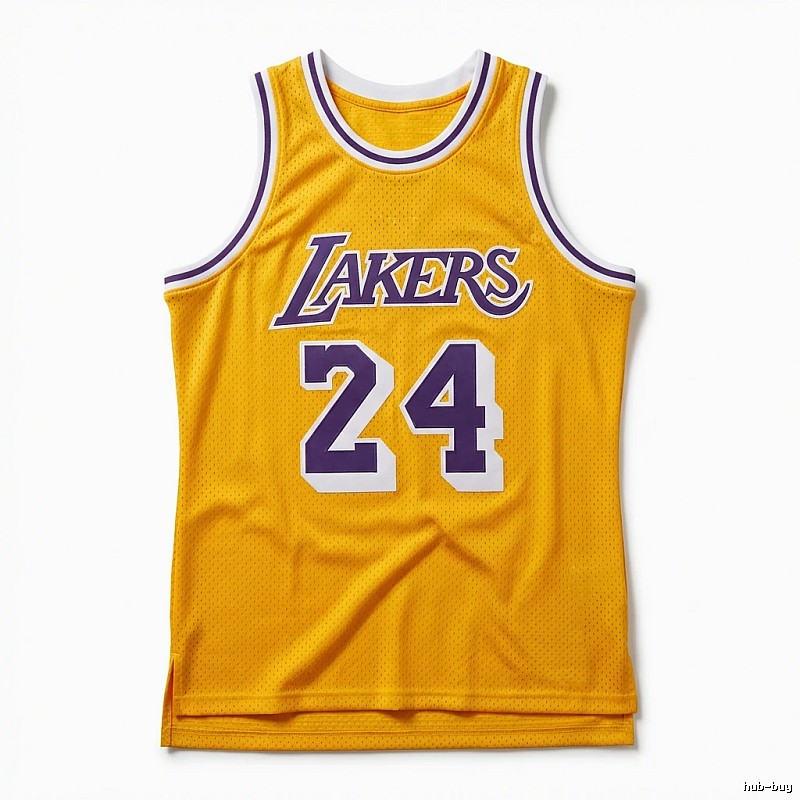 Kobe Lakers No. 24 yellow jersey