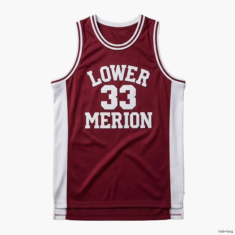 Kobe retro-style burgundy jersey