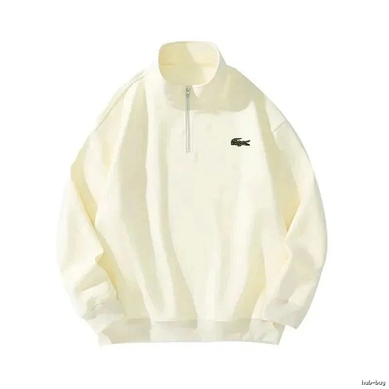 Lacoste Travel Quarter-zip sweatshirt Black Quarter Zip with Modern Look
