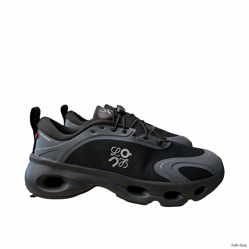 LOEWE black casual sports shoes
