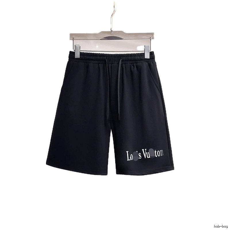 Louis Vuitton Casual Black Lettered Shorts