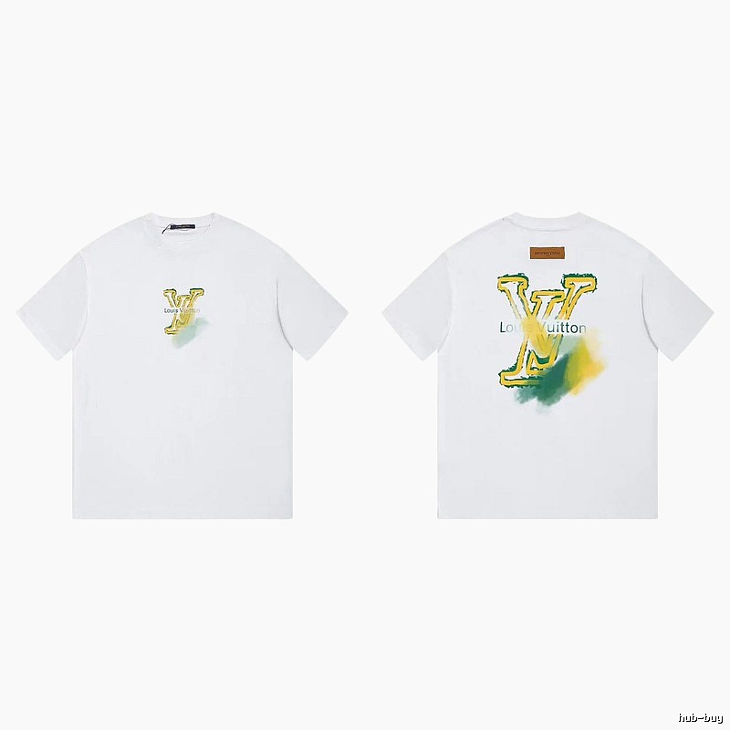 Louis Vuitton LV Printed Casual Style White T-Shirt