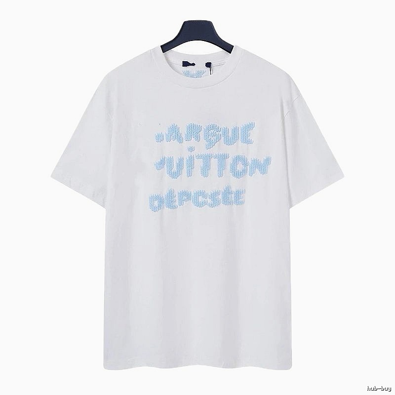 Louis Vuitton Pixel Collection Trendy Style White T-Shirt
