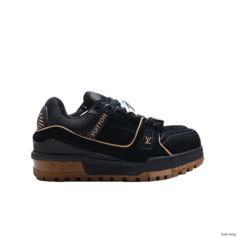 Louis Vuitton vintage black and brown sports shoes