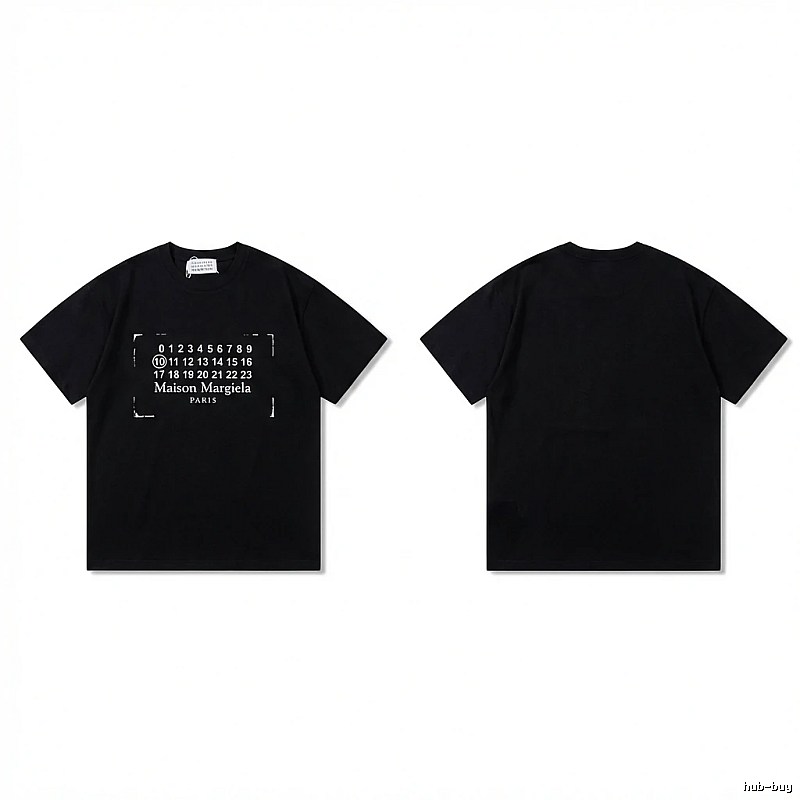 Maison Margiela Digital Style Black T-shirt