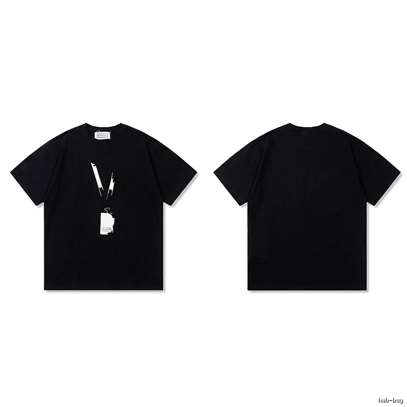Maison Margiela minimalist black T-shirt