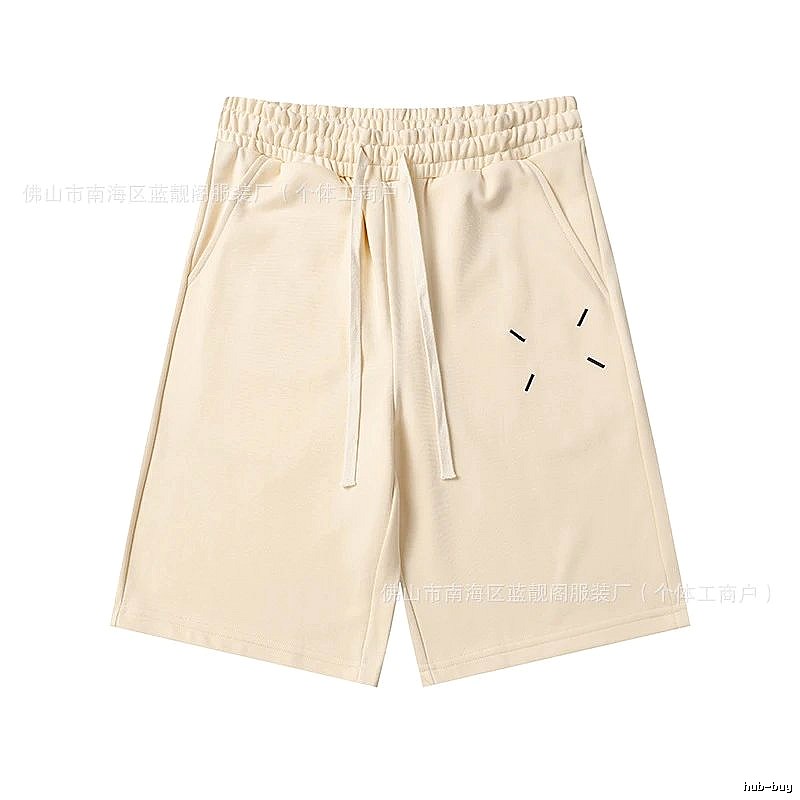 Maison Margiela minimalist style beige shorts
