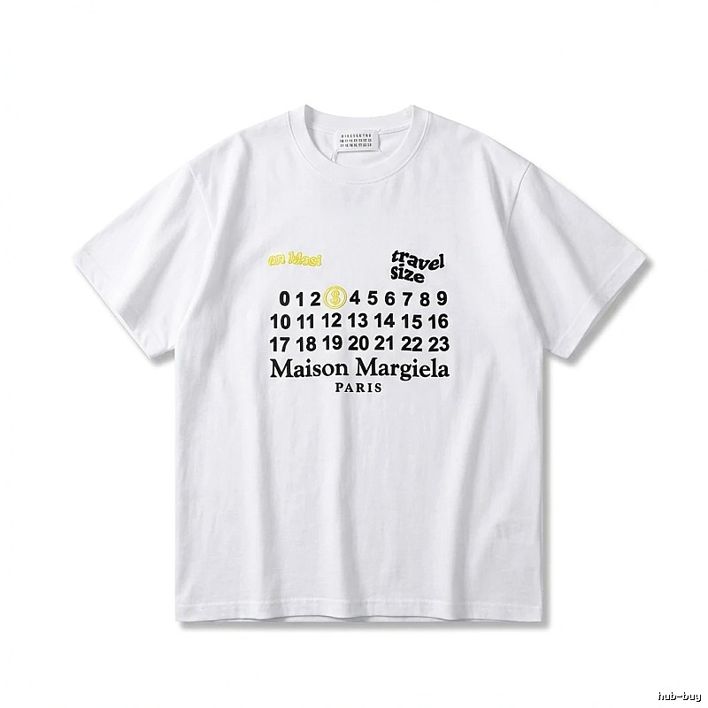 Maison Margiela white T-shirt with digital printing