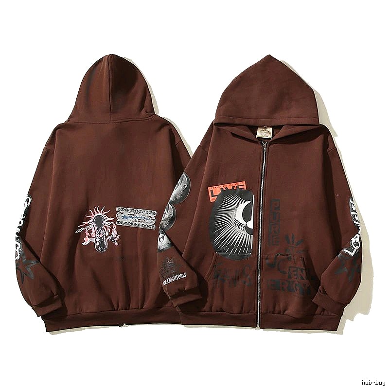Mastermind Style W07 Zip Hoodie Casual Layering Skull