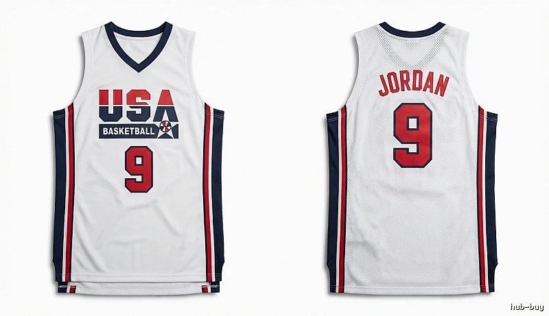 Michael Jordan retro-style white jersey