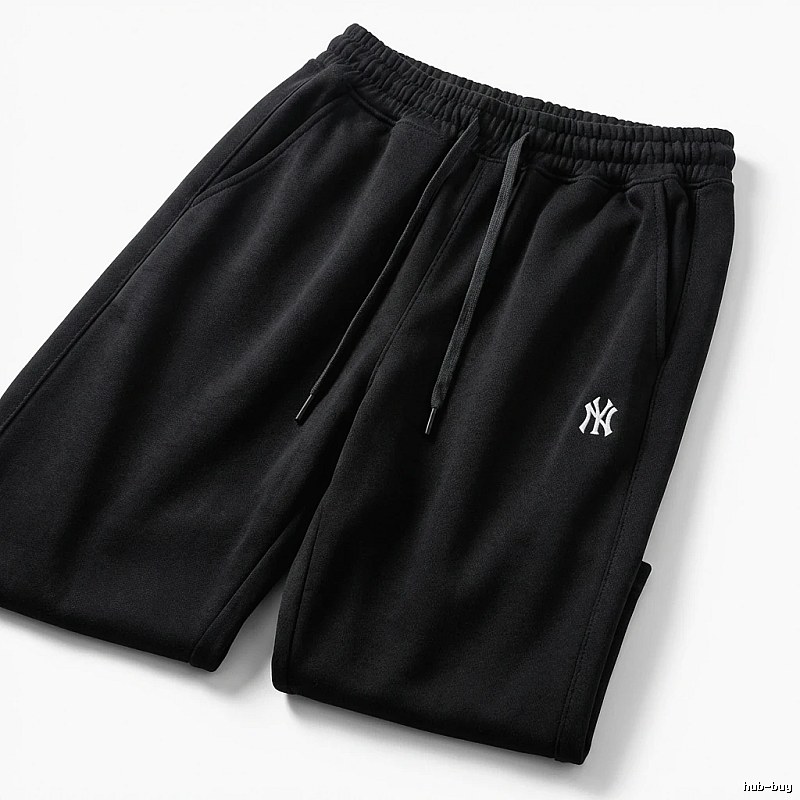 MLB Basic Style Casual Black Sweatpants