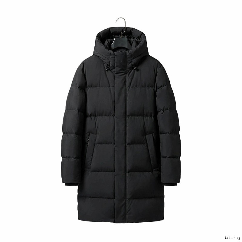 MLB long black down jacket