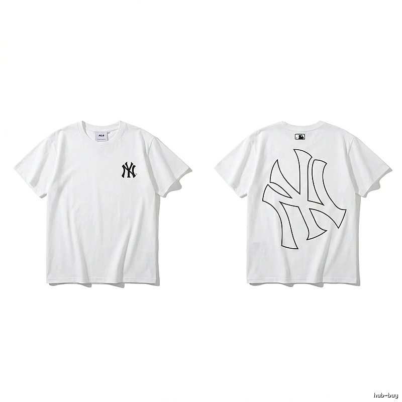 MLB New York Yankees minimalist style white T-shirt