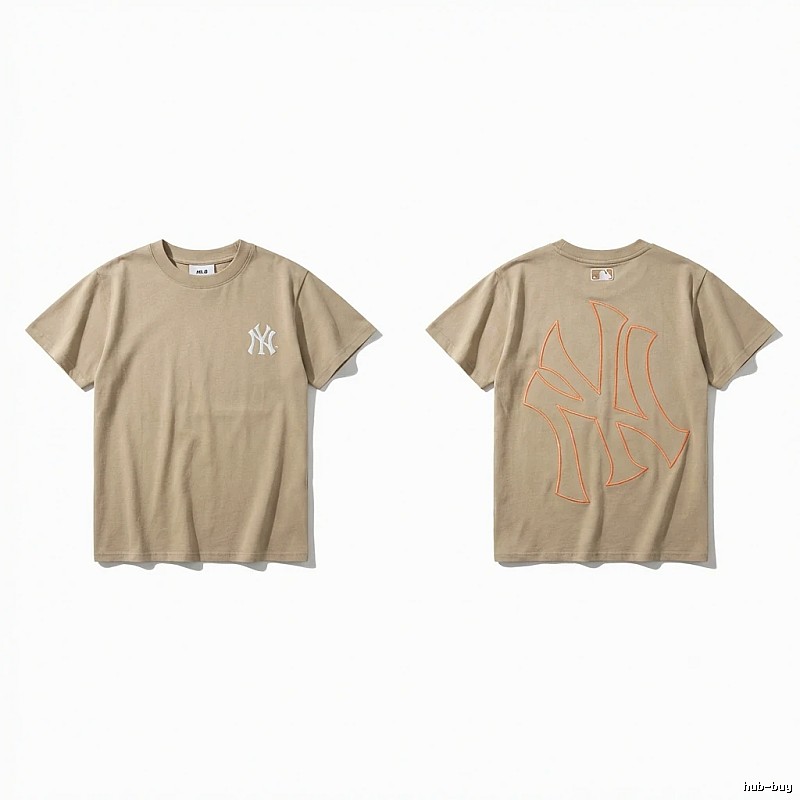 MLB retro style khaki T-shirt