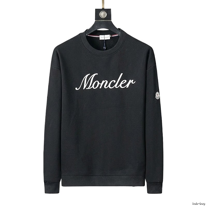 Moncler black simple sweatshirt
